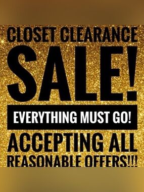 $399 Designer Bags Low Start - Closet Clean Out Flyer - For Live Show